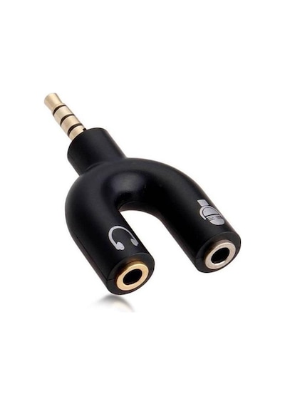 Powermaster 3.5 Mm Stereo Erkek To Kulaklık + Hoparlör Dişi Çoklayıcı Jack Pm-4318