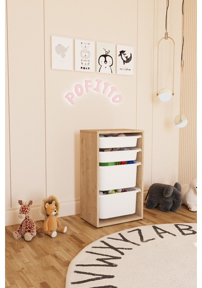2 Derin 4 Sepetli Dolap Oyuncak Dolabı Çok Amaçlı Mutfak Kiler Banyo Dolabı Safir Meşe Diğer 2 Derin 4 Sepetli Dolap Oyuncak Dolabı Çok Amaçlı Mutfak Kiler Banyo Dolabı Safir Meşe Diğer