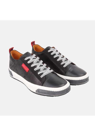 Beverly Hills Polo Club Marcomen 15076 Kalın Taban Deri Erkek Sneakers Ayakkabı Haki