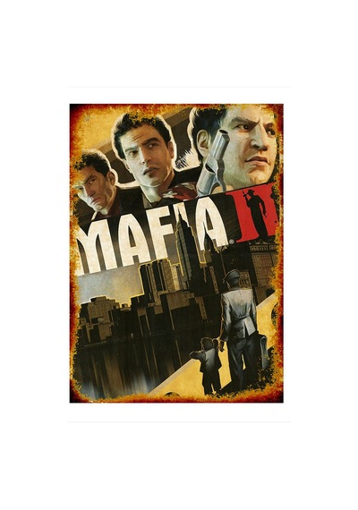 Bedeko Mafia 2 Mdf Poster 50 Cm X 70 Cm