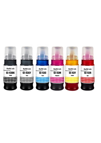 Canon Uyumlu Gı-43 Mürekkep Set / 6 Renk Pixma G540 / G640