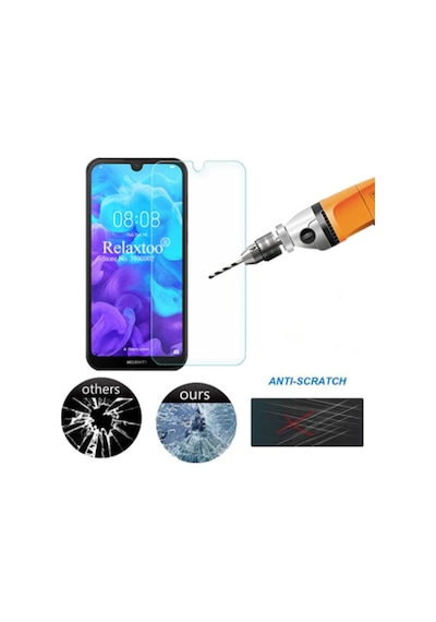 Huawei Y5 (2019) Honor 8S Tempered Kırılmaz Cam Ekran Koruyucu Şeffaf (377771086)