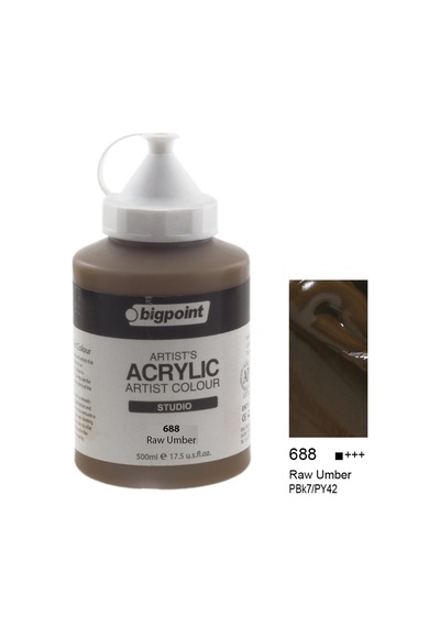 Bigpoint Akrilik Boya 500 ml Raw Umber 688