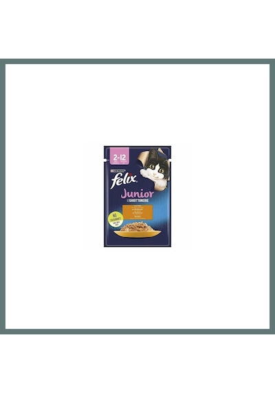 Felix Pouch Junior Tavuklu Yavru Kedi Konservesi 85 Gr Ventra