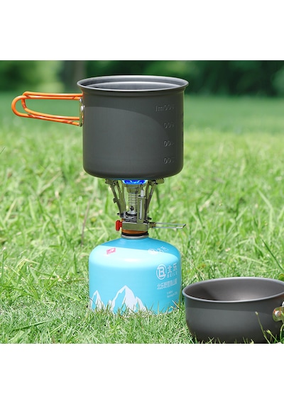 Roxform Nomad 01 Kamp Tencere Seti Hafif Ve Kompakt Kamp Seti Sert Anodize Alüminyum