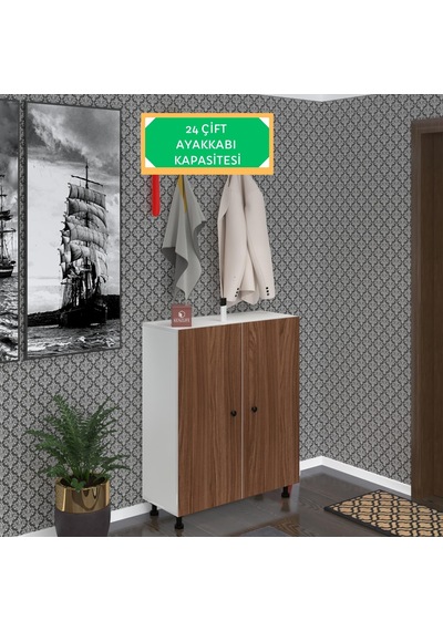 Kenzlife Ayakkabılık Galoş6 Cvzbyz 53 080 32 Kapaklı 6 Raflı 24 Çift Ayakkabı Kapasitesi Ahşap Kenzlife Ayakkabılık Galoş6 Cvzbyz 53 080 32 Kapaklı 6 Raflı 24 Çift Ayakkabı Kapasitesi Ahşap