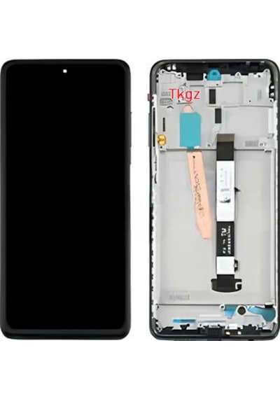 Tkgz - Xiaomi Poco X3 Nfc Lcd Ekran Dokunmatik -a- Kalite Çıtalı Siyah