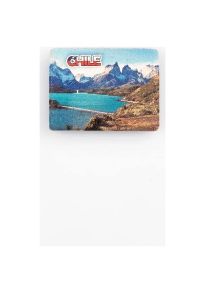 Şili Temalı Taş Magnet Çok Renkli