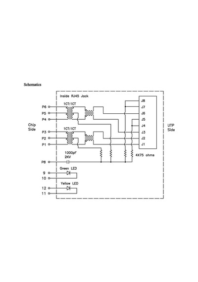 Trafolu Rj45 Ethernet Soketi