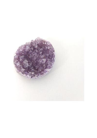 Doğal Ametist Kuvars Kristal Taş 3.5- 4 Cm Reiki Şifa Çakra El Oy