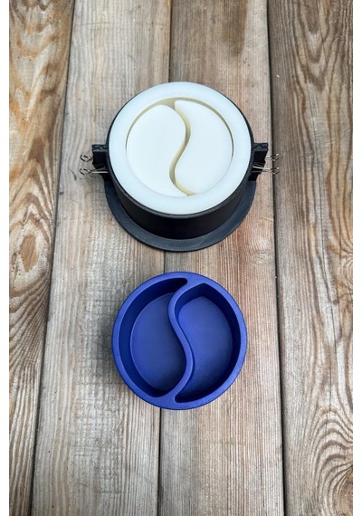 Rufus Concept Yin Yang Silikon Kap Kalıbı Beyaz