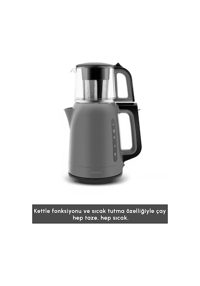 Karaca Mega Tea 1501 1500 W Cam Çay Makinesi