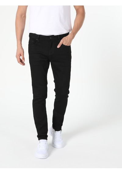 Colin's 044 Karl Düşük Bel Düz Paça Straight Fit Siyah Erkek Jean Pantolon CL1031096_q1.v1_DN06270
