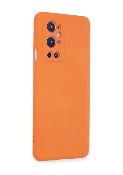 Durukar One Plus 9 Pro Kılıf Nano İçi Kadife Silikon - Turuncu