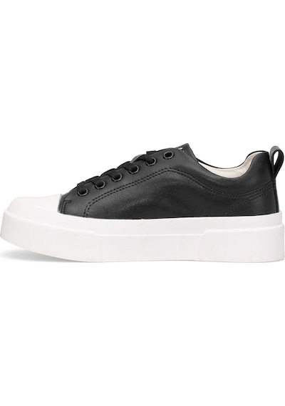 Lufian 122230055 Mia Kadın Hakiki Deri Klasik Sneaker Siyah Siyah
