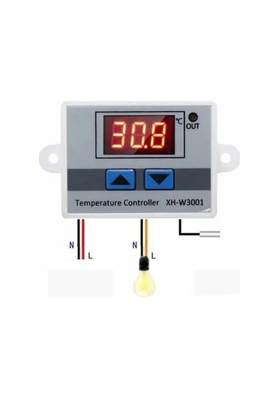Xh-w3001 220v Ac Dijital Termostat Akvaryum Kuluçka Makinesi XH-W