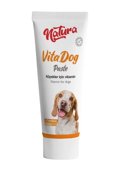 Natura Vitadog Paste 100 Ml: Köpekler İçin Tüy Dökülmesini Azaltan, Vitaminli Güç Takviyesi