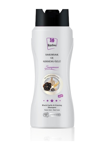 Radins Sarımsak ve Ginseng Özlü Şampuanı 600 ML