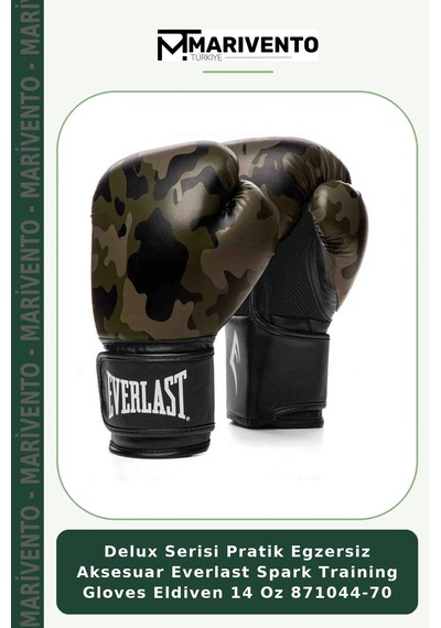 Delux Serisi Pratik Egzersiz Aksesuar Everlast Spark Training Gloves Eldiven 14 Oz 871044-70 Çok Renkli