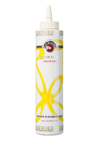 Fo Muz Aromalı Dekor Topping Sos 750g - Pastacılık Ve Tatlılar İçin 8'li Avantaj Paketi - 8 Ade Tarı