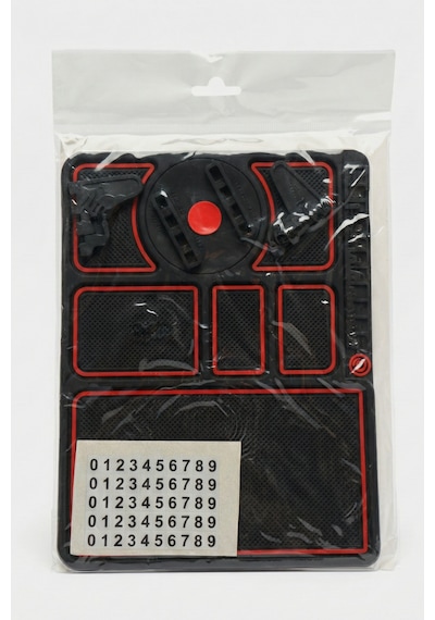 Kırmızı Severlere Özel Set - Dikiz Aynası Koruyucu Ve Numaratörlü Organizer 1 Set