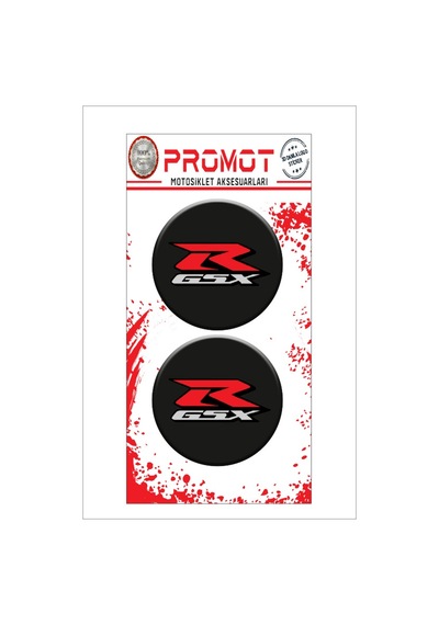 Damla Logo Sticker Gsxr Suzukı Kabartmalı 5x5cm 01 Nötr