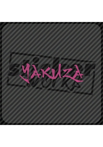 Yakuza Hologram Sticker Pembe