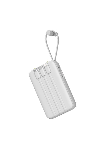 Enerx Enr-P10DC 10.000 Mah 2.0a Dahili Kablolu Led Aydınlatmalı Powerbank