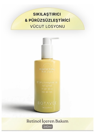 Botavee Retinol İçeren Sıkılaştırıcı Pürüzsüzleştirici Ve Yoğun Nemlendirici Vücut Kremi 340 ML