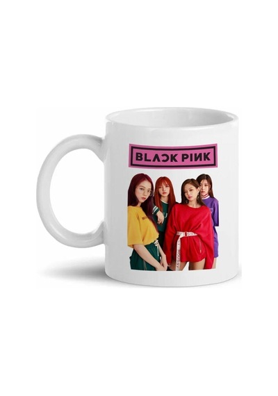Blackpink Tasarımlı Kupa Bardak D01 Beyaz