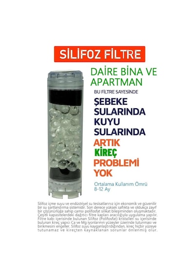 Daire Ve Bina Girişi Için Kireç-klor-tortu Önleyici Üçlü Set Arıtma Sistemi