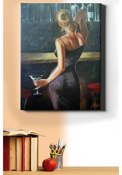 Webstyle Sayılarla Boyama Seti Kasnaklı Yorgun Kadın 50 X 65 Cm