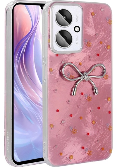 Xiaomi Poco C65 Kılıf Kamera Korumalı Figürlü Zore Ponti Silikon Kapak