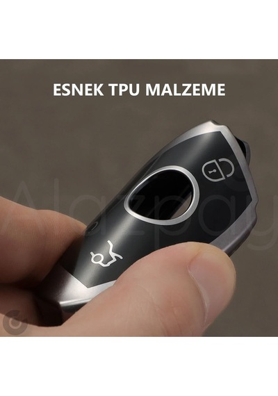 Mercedes A B C E S G Serisi Gl Gla Glc Cla Cls Amg W212 W205 W204 Titan Gri Tpu Anahtar Kılıfı