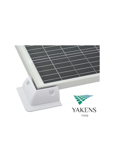 Karavan Tekne Güneş Paneli Montaj Braket Seti 7 Parça + Kablo Geçiş Kapağı
