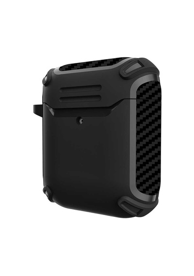 Apple AirPods Uyumlu Kılıf Zore Airbag 26 Silikon Siyah