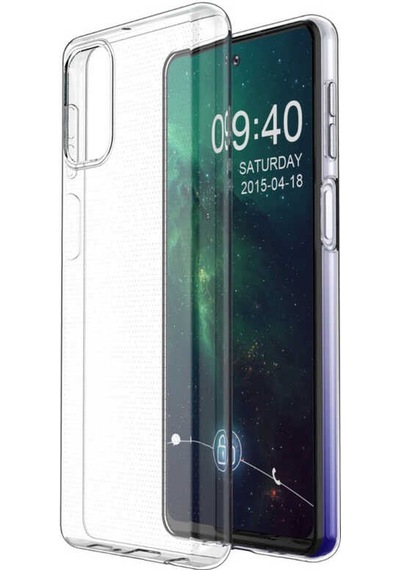 Noktaks - Samsung Galaxy M31s Uyumlu - Kılıf Şeffaf Soft Slim Fitt Süper Silikon Kapak - Şeffaf