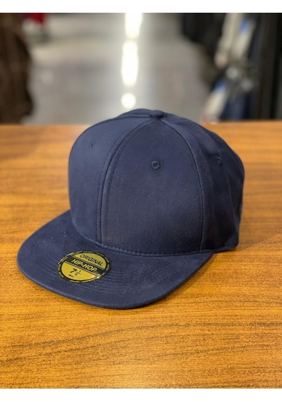 Hiphop Snapback Rapper Basket Lacivert Kanvas Cap Şapka
