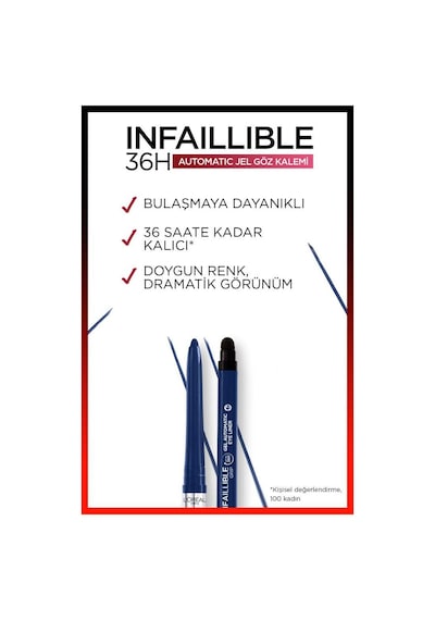 L'Oreal Paris Infaillible Automatic Jel Göz Kalemi Mavi
