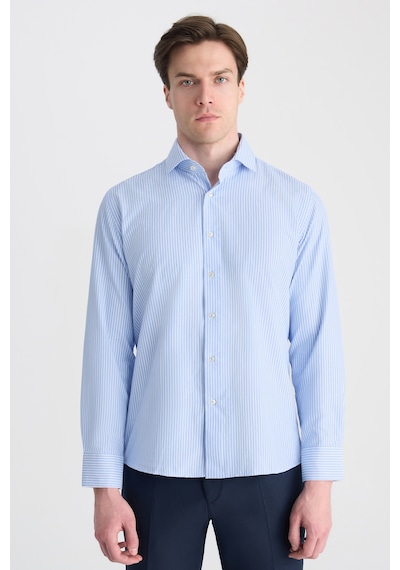D'S Damat Ds Damat Slim Fit Mavi Çizgili Gömlek 5hf02hd01186m Çok Renkli