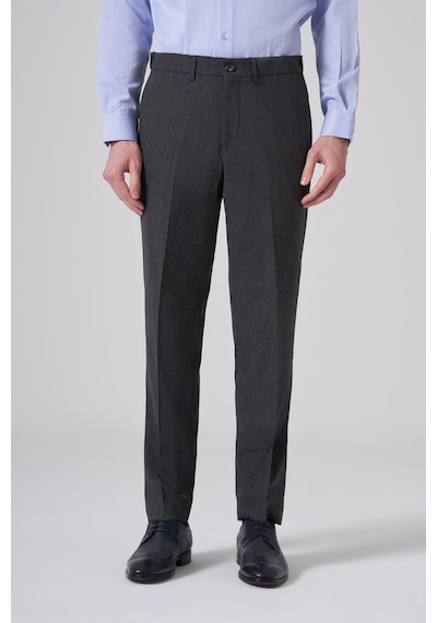 Morven Erkek Füme Yünlü Trend Desenli Dynamic Fit Pantolon 26mc003023050 Füme
