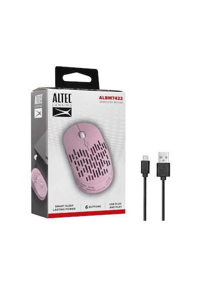 Altec Lansing ALBM7422 Şarj Edilebilir 1600 Dpi Optik Kablosuz Mouse