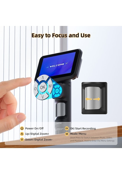 Andonstar Ad115-arm 5 Ips Taşınabilir Dijital Mikroskop