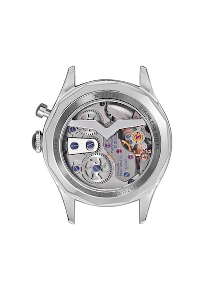 Vulcain Cricket Classique 39 Mm Eggshell Sapphire Caseback Mekanik Alarm Erkek Kol Saati Metalik