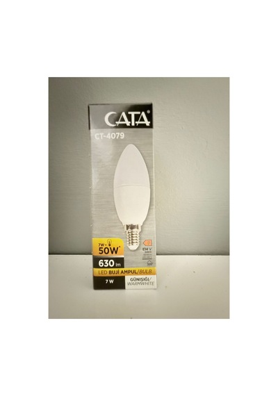 - 7 Watt E14 Duylu Led Mum Ampul - Gün Işığı - 5 Adet