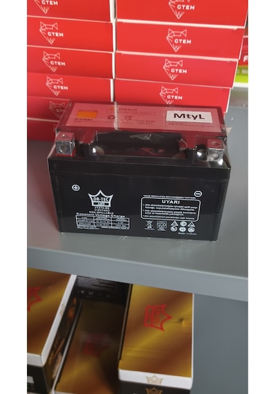 Motolux Americano 125 Uyumlu Kaliteli Hazır Şarjlı Akü 12 V 7 Ah