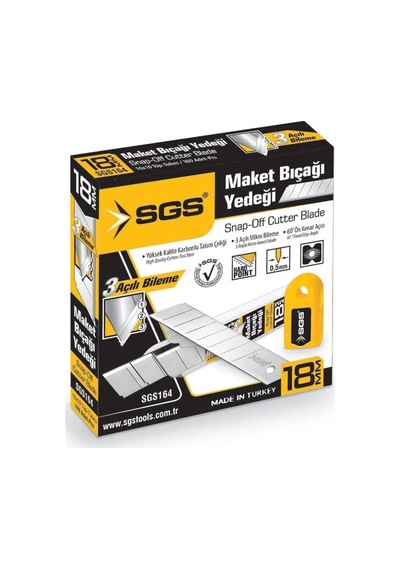 Sgs Maket Bıçağı Yedeği 0,50 Mm Genel