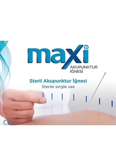 Maxi 0.20 x 13 MM Steril Akupunktur İğnesi 200'lü
