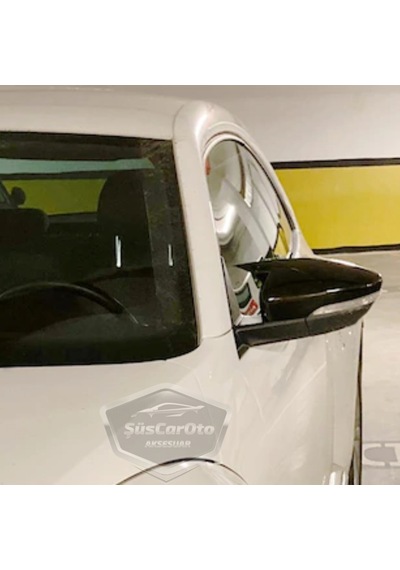 ŞüsCarOto Vw New Beetle 2011-2019 Batman Yarasa Ayna Kapağı Piano Black ABS Plastik (00)