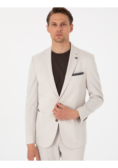 Pierre Cardin Erkek Bej Takım Elbise 50303472-vr011 Bej